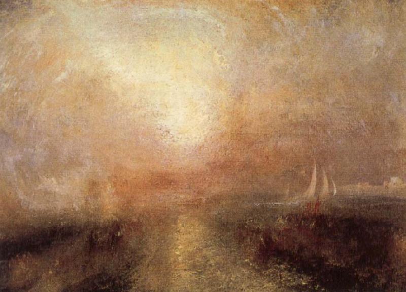 Joseph Mallord William Turner Yacht Approaching the Coast oil painting image